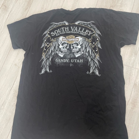 Men’s Harley Davidson Sandy Utah Skull shirt - Picture 3 of 3